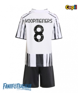 Juventus Teun Koopmeiners #8 Echipament de Fotbal Replică 2025-26 Copii Acasa (+ Șorturi)